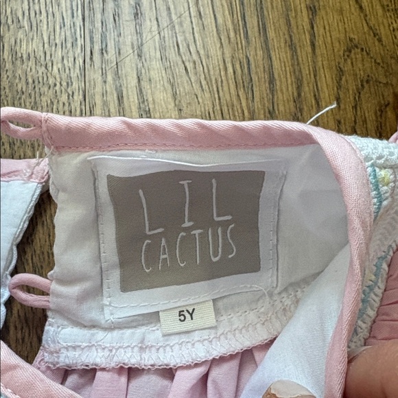 Pink bunny smocked dress - Picture 5 of 5